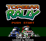 Top Gear Rally Title Screen